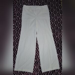 NY&Co. Linen Blend Dress Pants Sz 10 Ivory NWOT